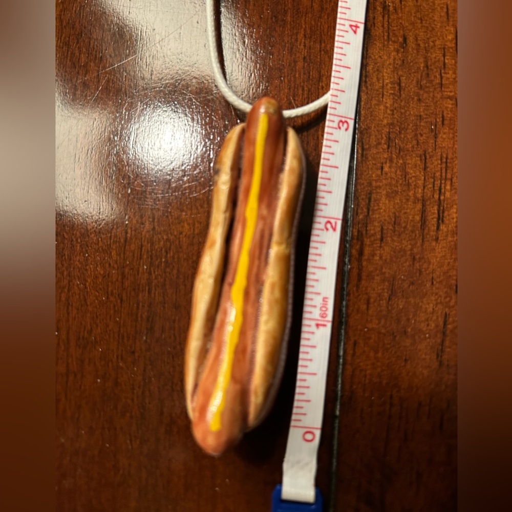Hot dog necklace!  You’ll be the hit of the bbq!